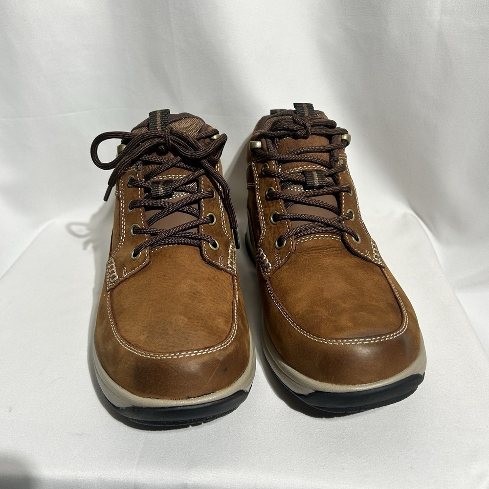 Dunham 8000 Mid Boot Waterproof Leather Upper Slip Resistant, Tan Men's Sz 8 4E - Picture 8 of 10